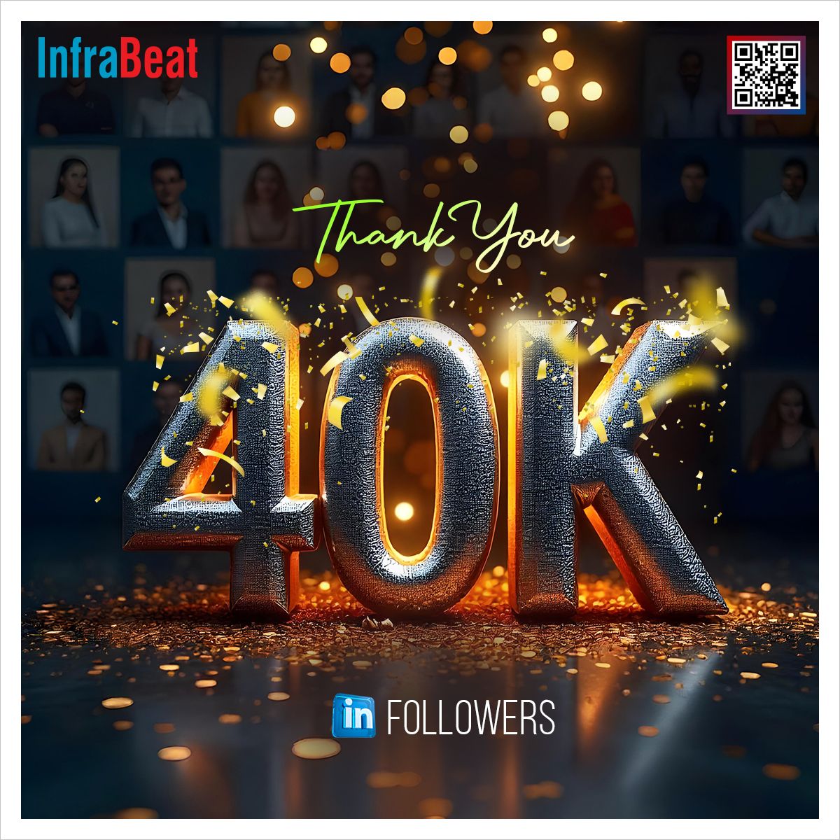 Achieved 40K Followers on LinkedIn